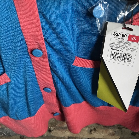 NWT Prabal Gurung for Target blue pink cardigan - Picture 2 of 4